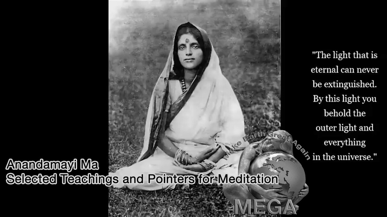 Anandamayi Ma - Selected Teachings and Pointers for Meditation - The Light that is Eternal can never be extinguished. By this Light you behold the outer light and everything in the Universe