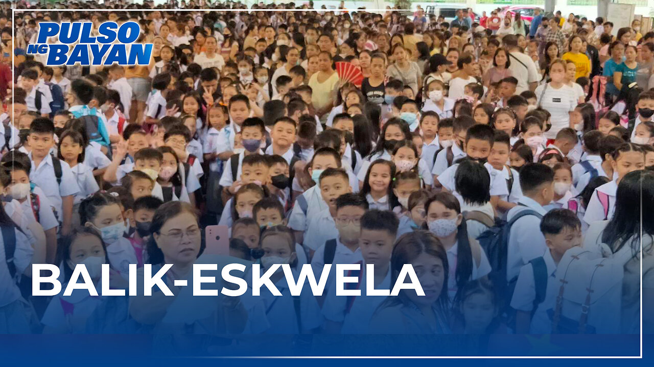 Unang araw ng balik eskwela sa legarda Elementary School