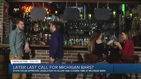 Later last call for Michigan bars?