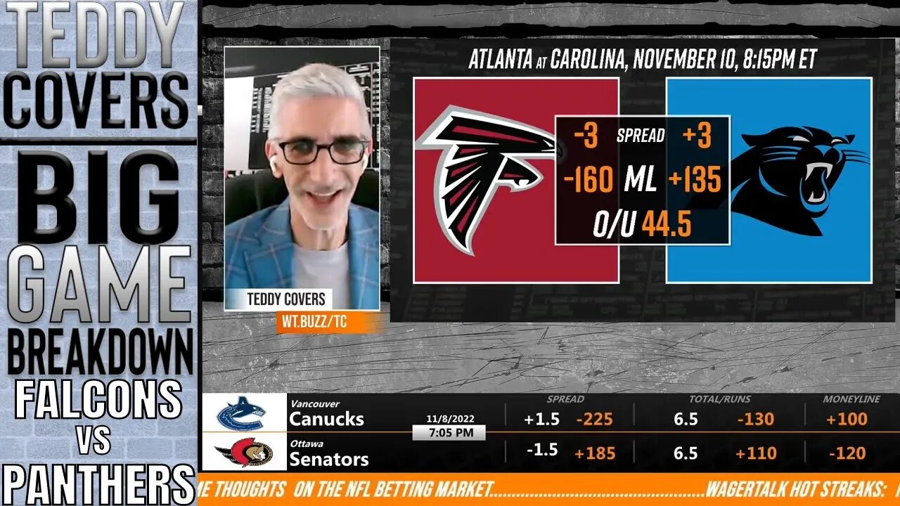 NFL Week 10 Picks and Predictions | Atlanta Falcons vs Carolina Panthers | Thursday Night Football