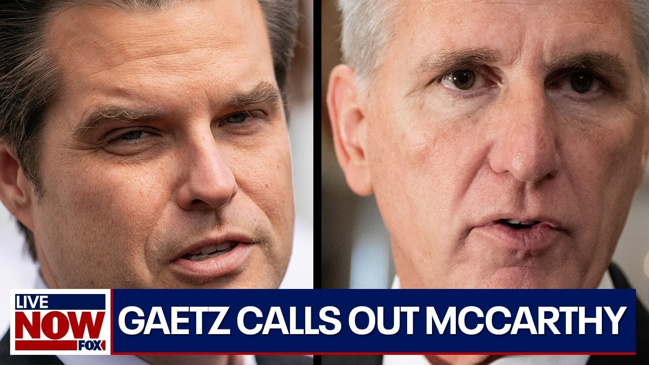 Matt Gaetz calls for Kevin McCarthy’s ouster as House Speaker after shutdown deal | LiveNOW from FOX