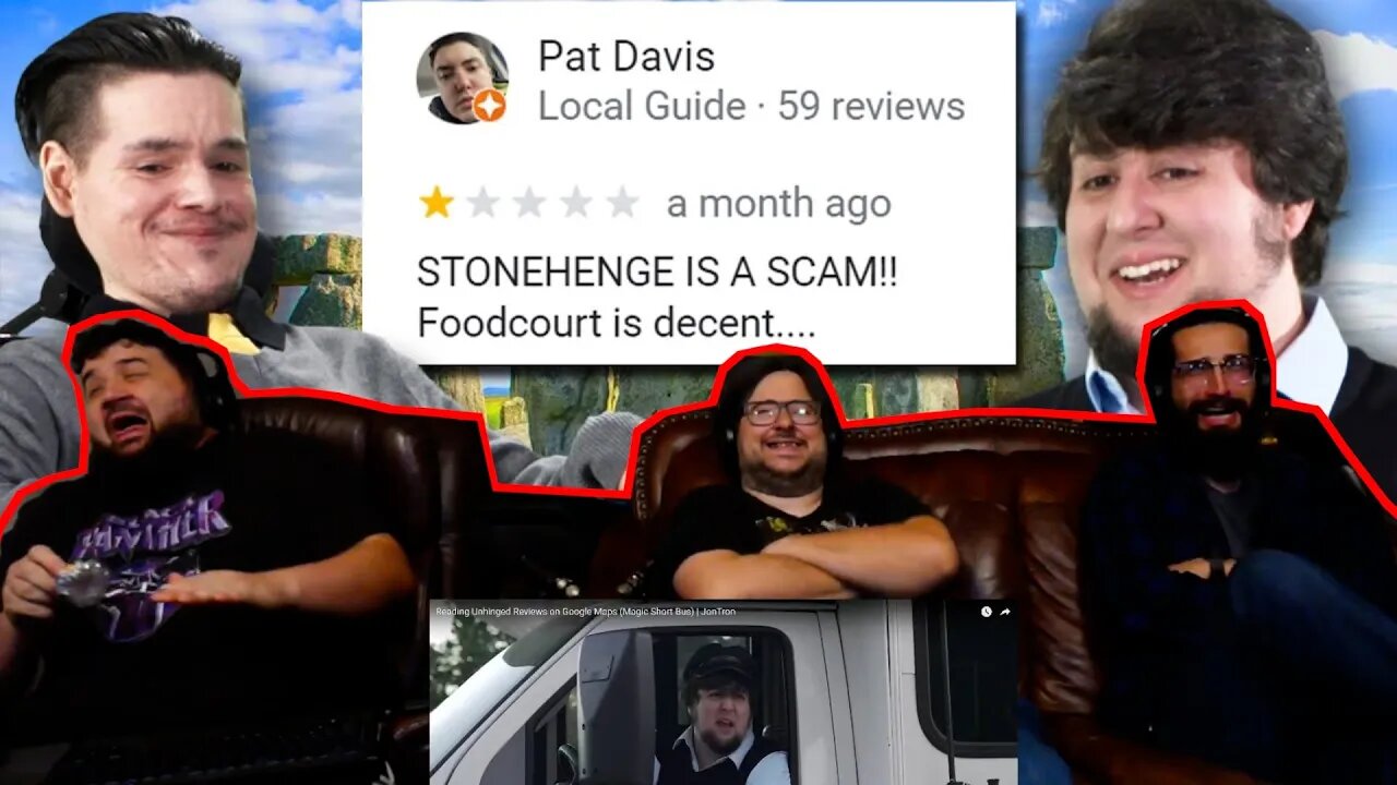 Reading Unhinged Reviews on Google Maps (Magic Short Bus) | JonTron | RENEGADES REACT