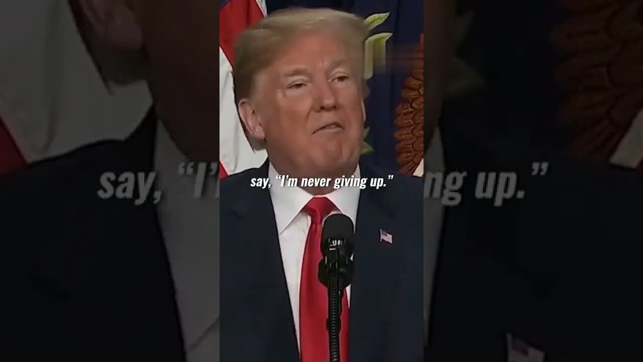 Never ever quit. #donaldtrump #dontquit #keepgoing #besuccessful