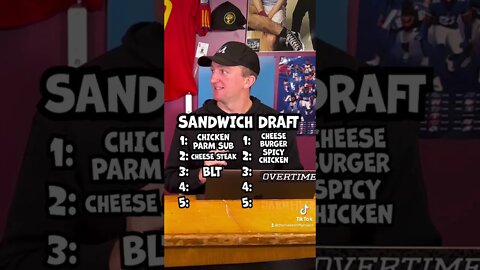 The Sandwich Draft!! Who Do You Think Won? #sandwich #foodtok #draft #drafts