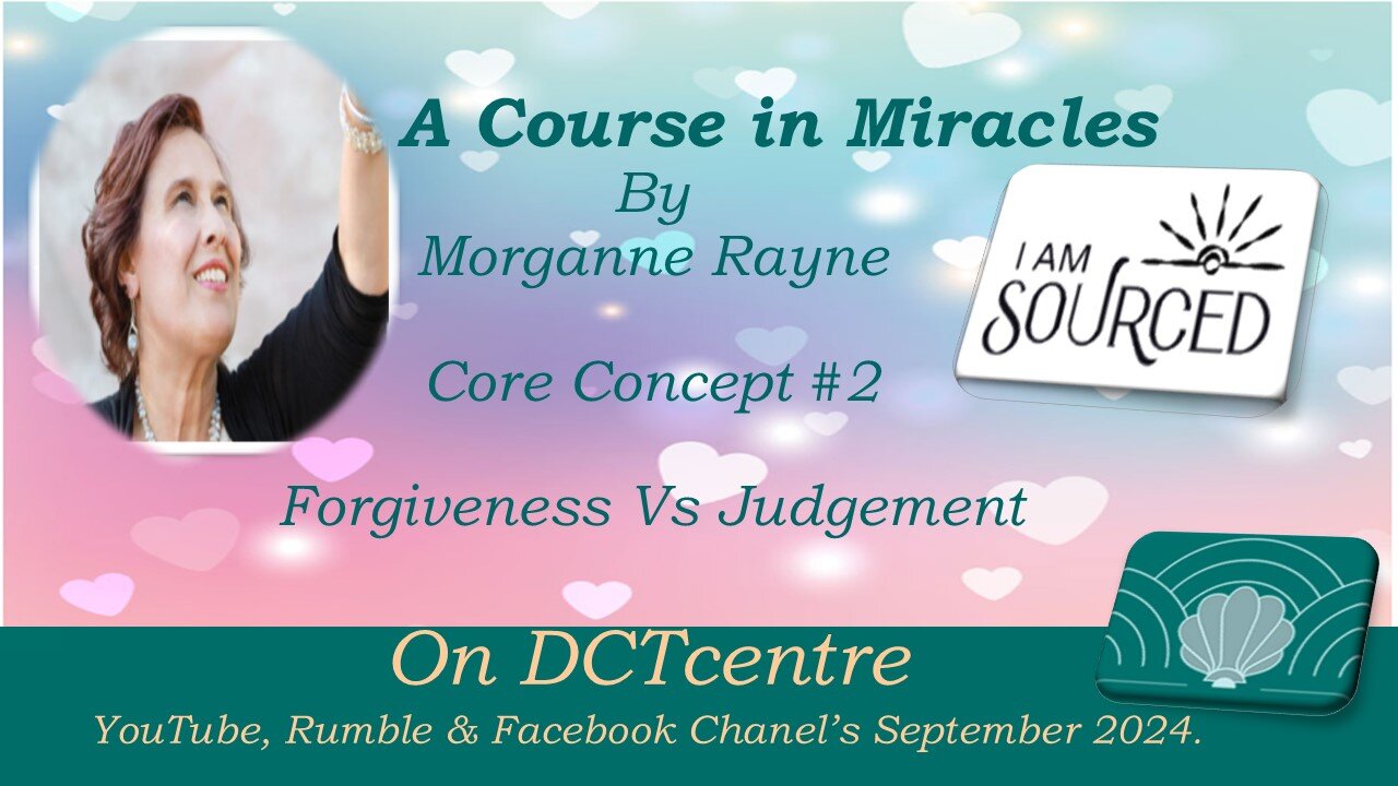 The Course in Miracles by Morganne Rayne Concept #2 Forgiveness Vs Judgement