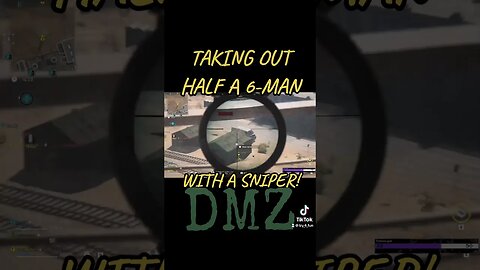 3 OUT OF 6 TAKEN OUT WITH SNIPER! #mw2 #gaming #cod #shortvideo #codmwii #dmz #skills #snipe #sniper