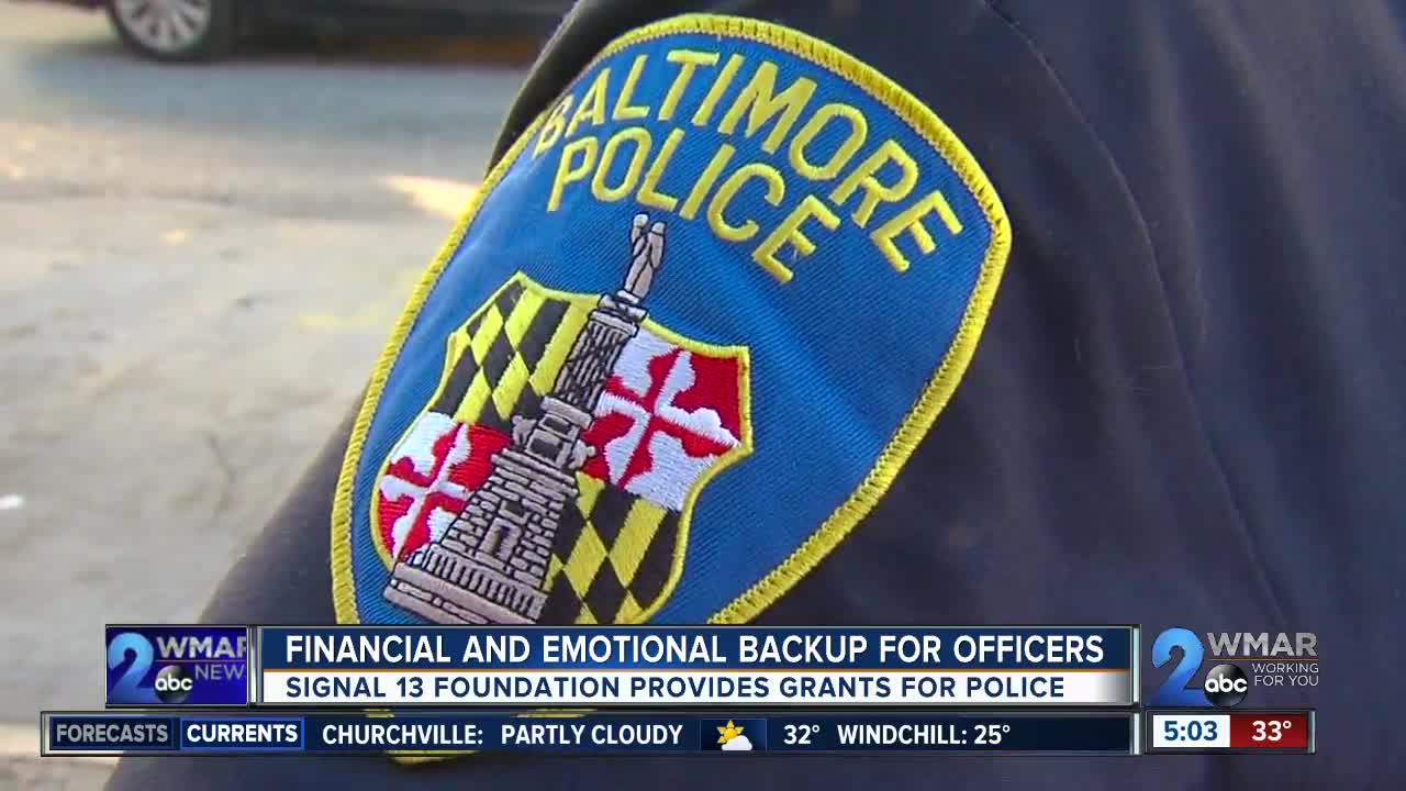 Financial and emotional backup for officers