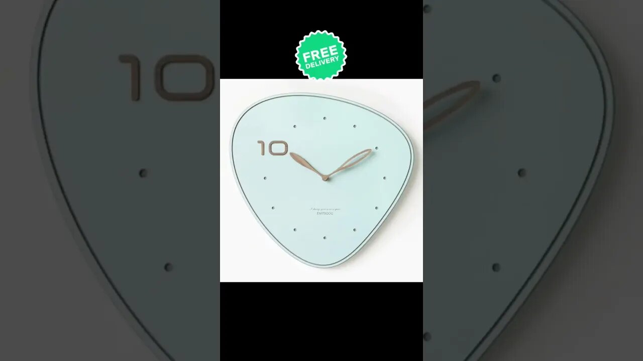 Creative Clock Simple Wall Watch Bedroom Living Room Wall Clock #shorts #homedecor #lifestyle