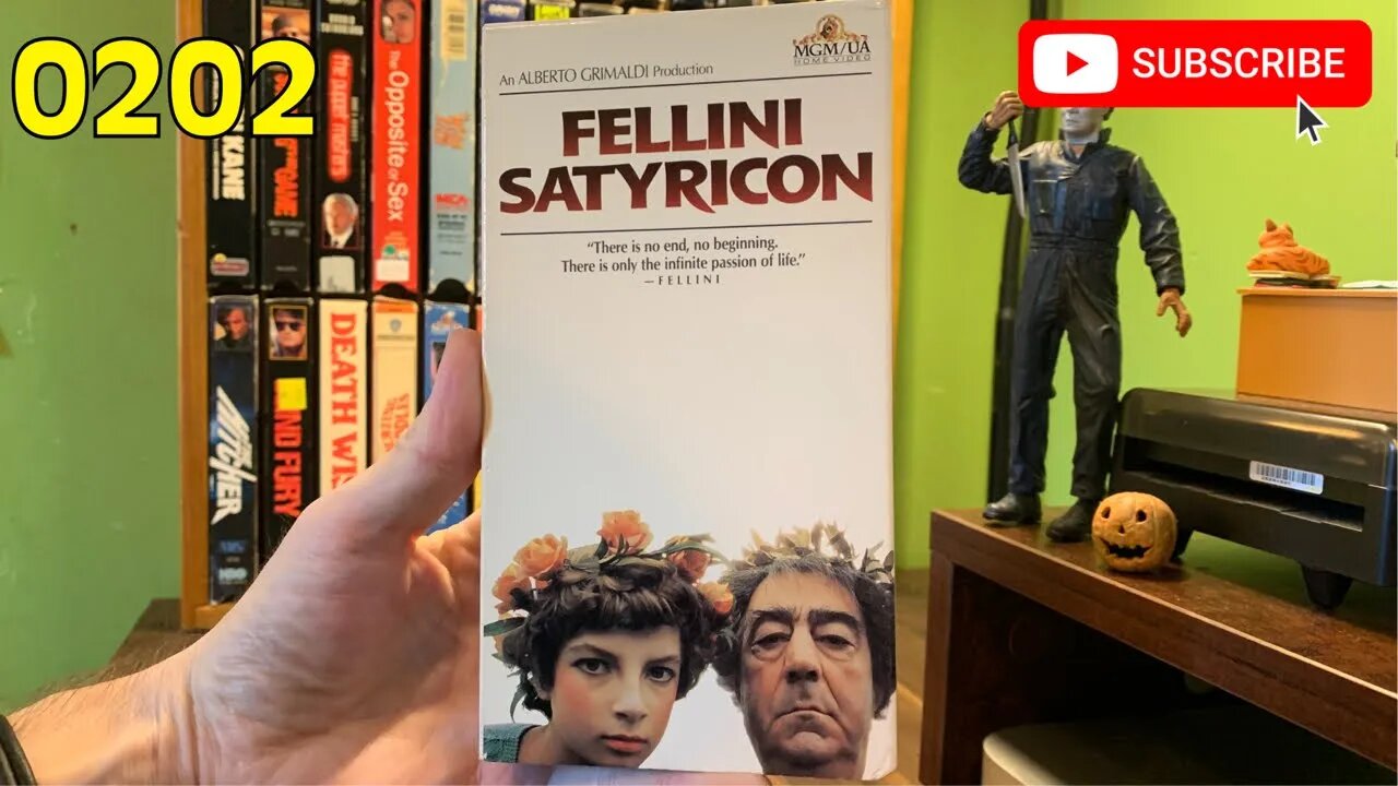 [0202] FELLINI SATYRICON (1969) VHS INSPECT [#fellinisatyricon #fellinisatyriconVHS]