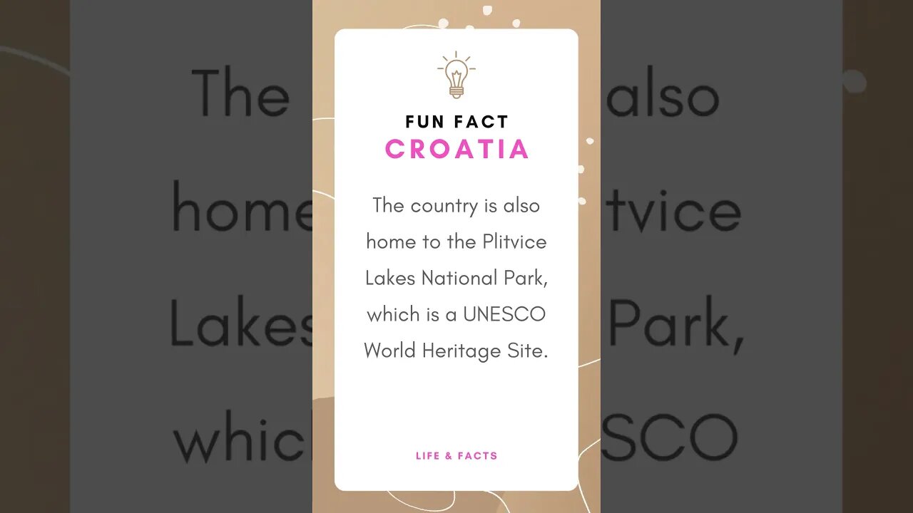 Fun Facts Croatia