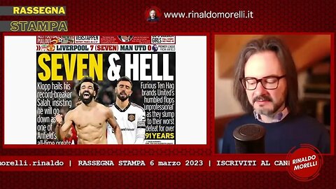 Rassegna Stampa 06.03.2023 #282 - Mancini-gol e la Roma aggancia il Milan, Inter seconda
