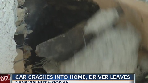 UPDATE: Homeowners talk about car crashing through house