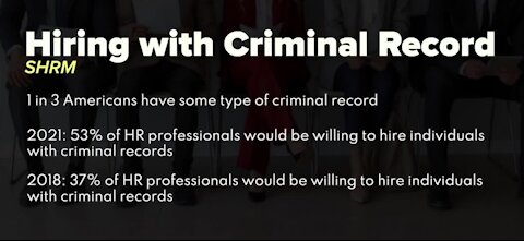 Those with criminal records getting hired more amid worker shortages
