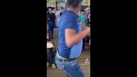 He feeling the music 😂