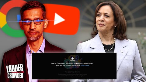 THIS IS WAR: YouTube is stealing the election in real time…