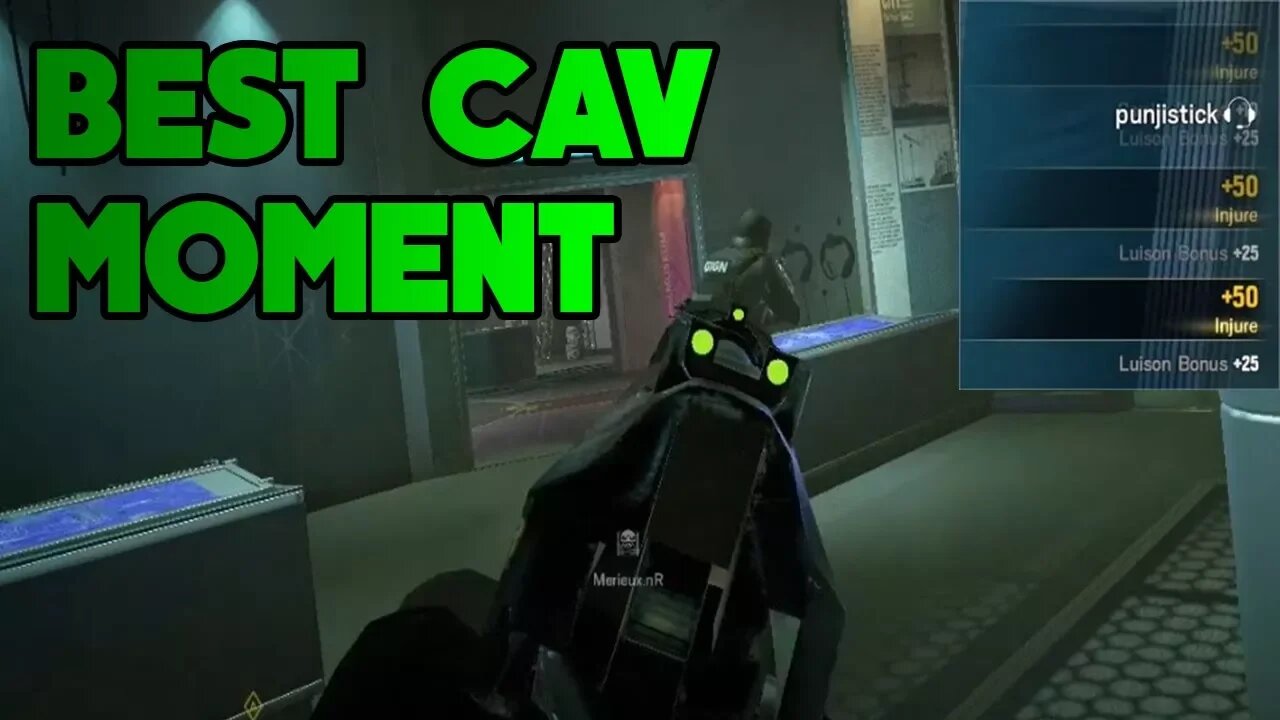 Best Cav Moment Ever - Rainbow Six Siege Gameplay