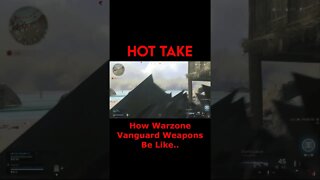 Call of Duty: Warzone: Hot Take - How Warzone Vanguard Weapons Be Like.. #Shorts