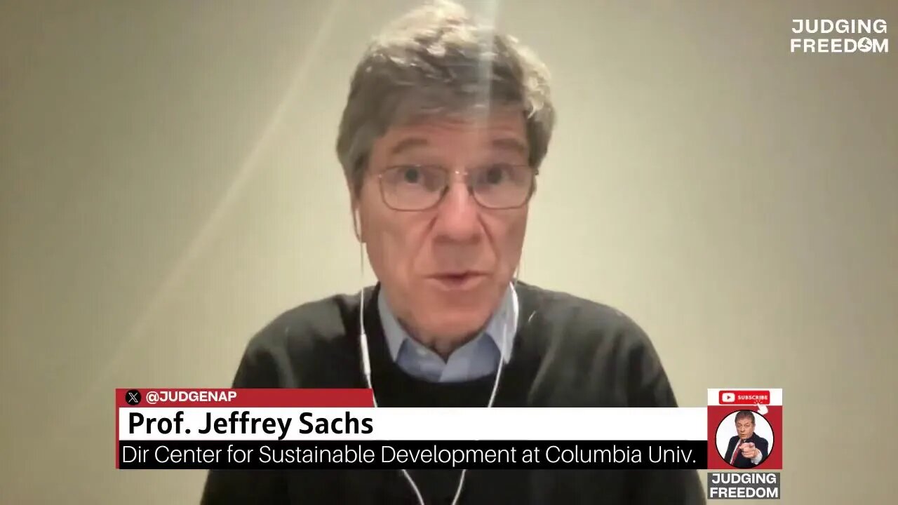 Prof. Jeffrey Sachs: Ukraine defeat, Gaza slaughter: Where is the outrage?