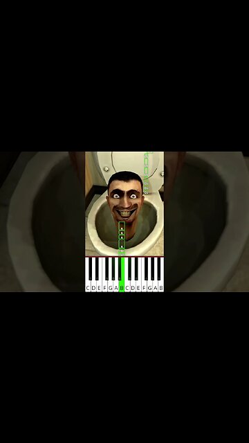 skibidi toilet - Octave Piano Tutorial