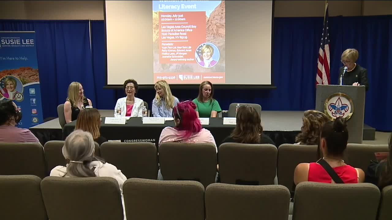 Nevada congresswoman helps valley women build financial literacy