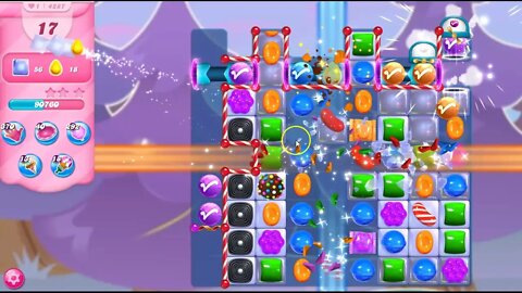 Candy Crush Level 4287 Talkthrough, 29 Moves 0 Boosters