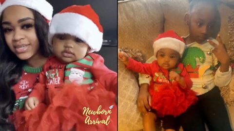 Kodak Black & Daijanae's Daughter Izzy Is The Cutest Little Elf! 🧝🏾‍♀️