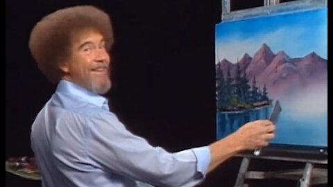 Bob Ross Painted A Journey Day By Day - What You See On TV NEVER Tells The Whole Story