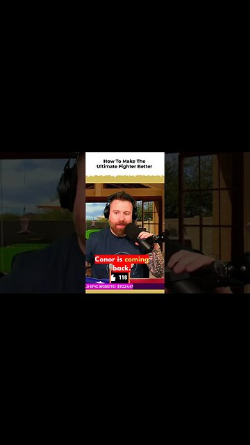 THIS is How You Make TUF 31 BETTER #conormcgregor