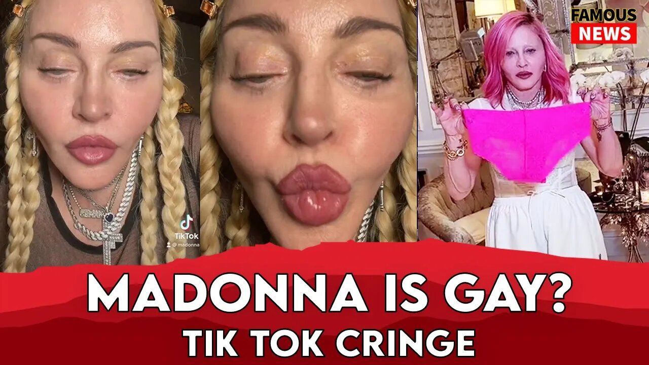 Madonna Keeps Creeping People Out On Tik Tok & Comes Out As Gay | Famous News