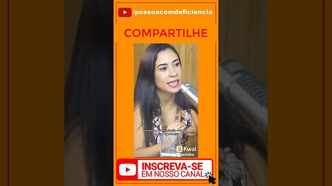 Vamos ver se o youtube vai mostrar este vídeo sobre Pessoa com deficiência