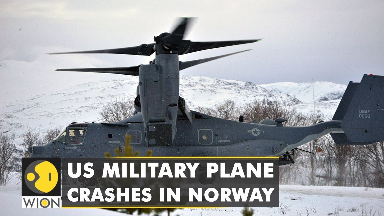 US Military plane crashes in Norway during NATO drills, 4 American Marines killed | English News
