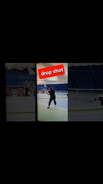 Drop shot backhand @Heckstennis