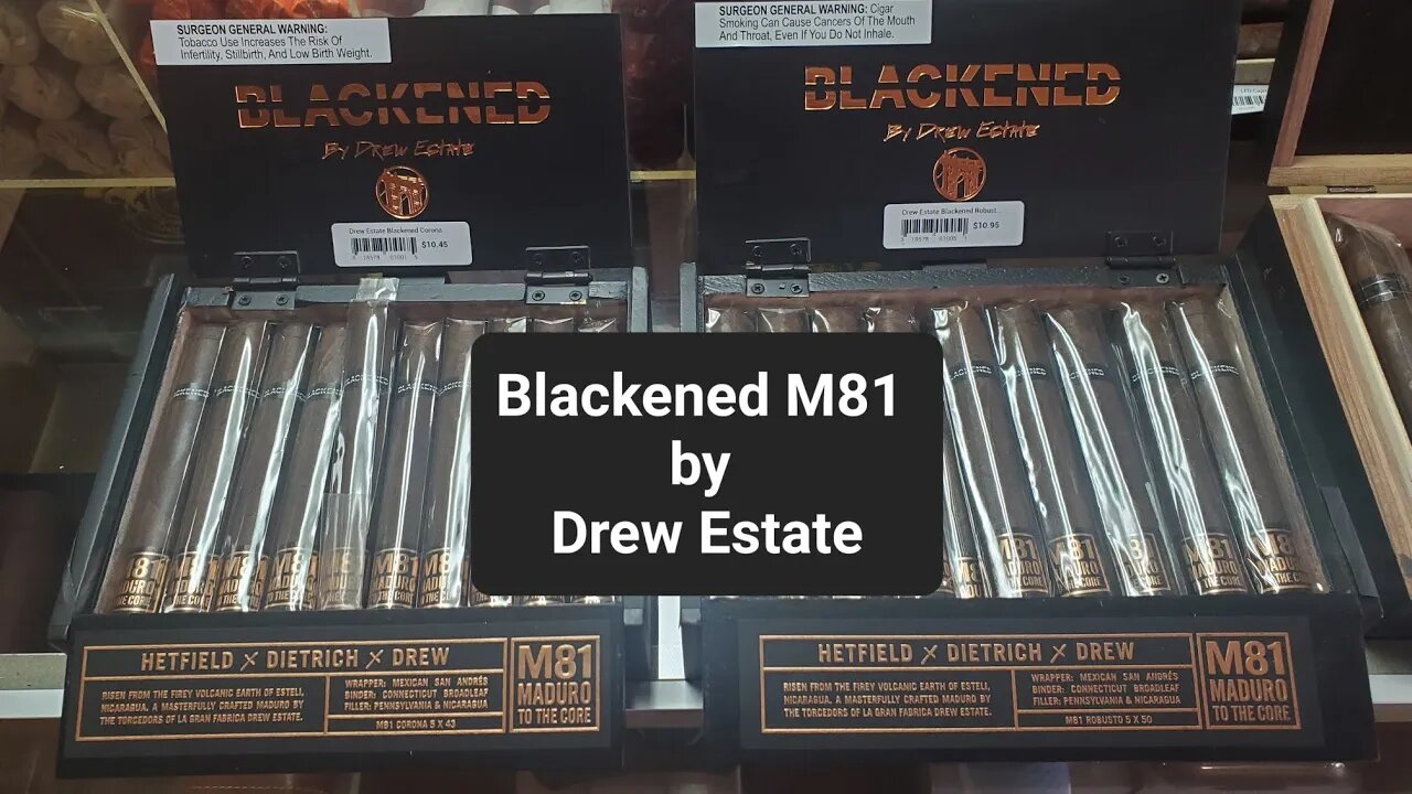 Blackened M81 by Drew Estate cigar review