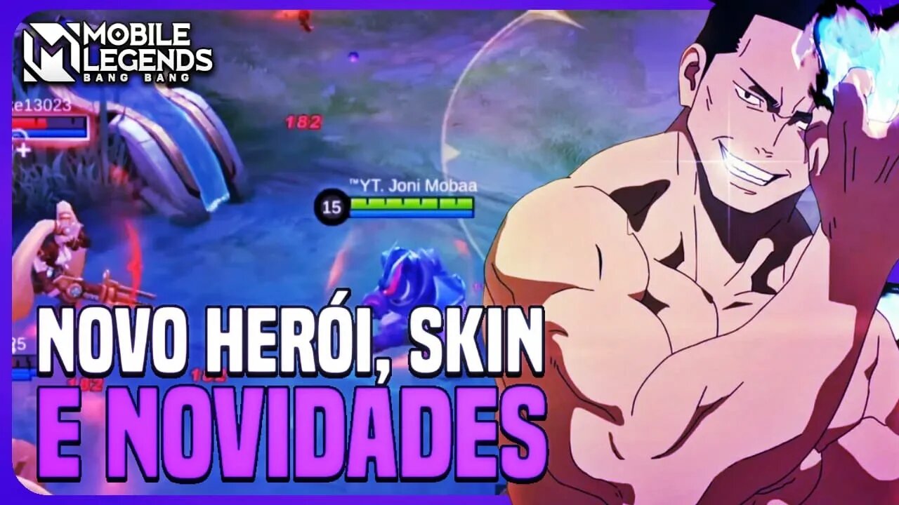 NOVO TANK COM CONTROLE ABSURDO, SKINS E OUTRAS NOVIDADES | MLBB