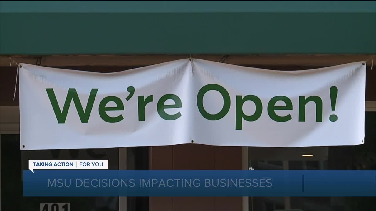 MSU decisions impacting businesses