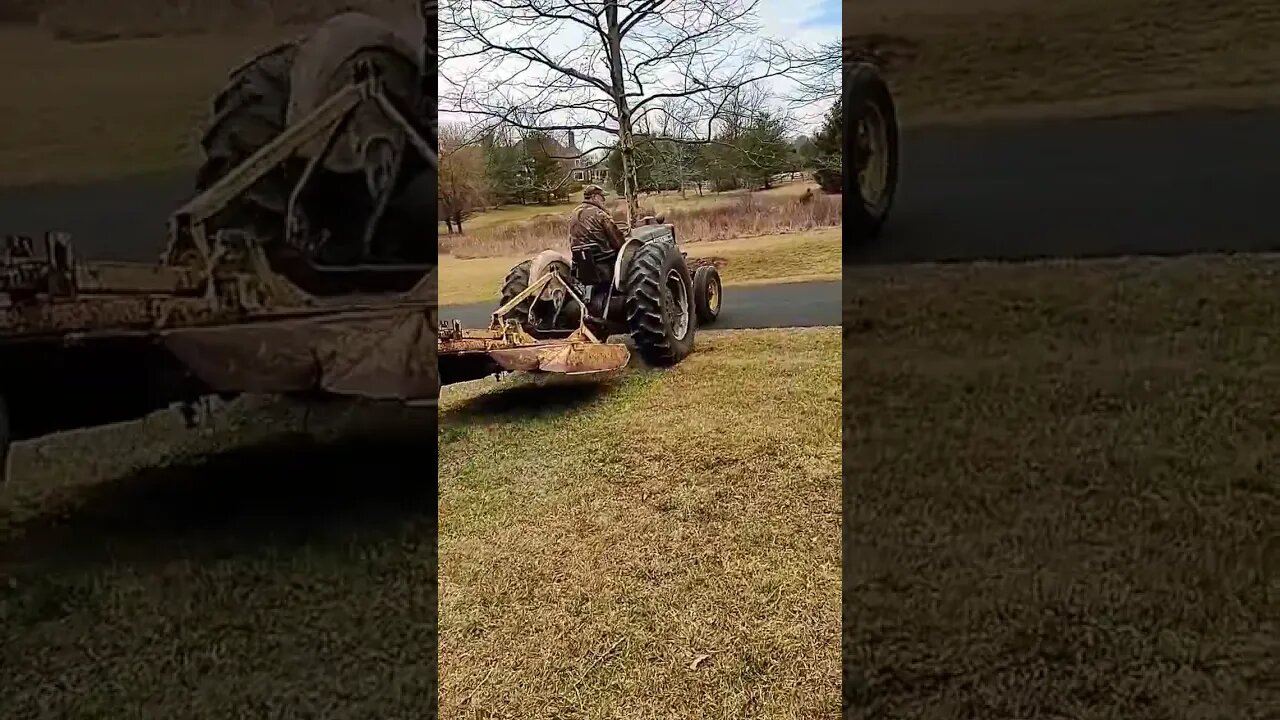 Ford 4600 tractor back at work