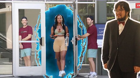 OPENING DOORS TO ANOTHER DIMENSION TWIN PRANK!