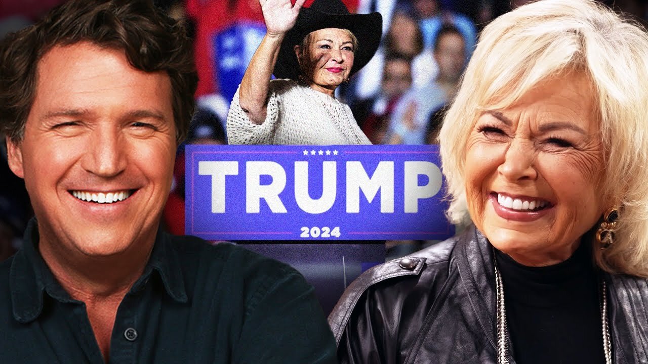 Tucker and Roseanne Barr React to Her Viral Trump Speech