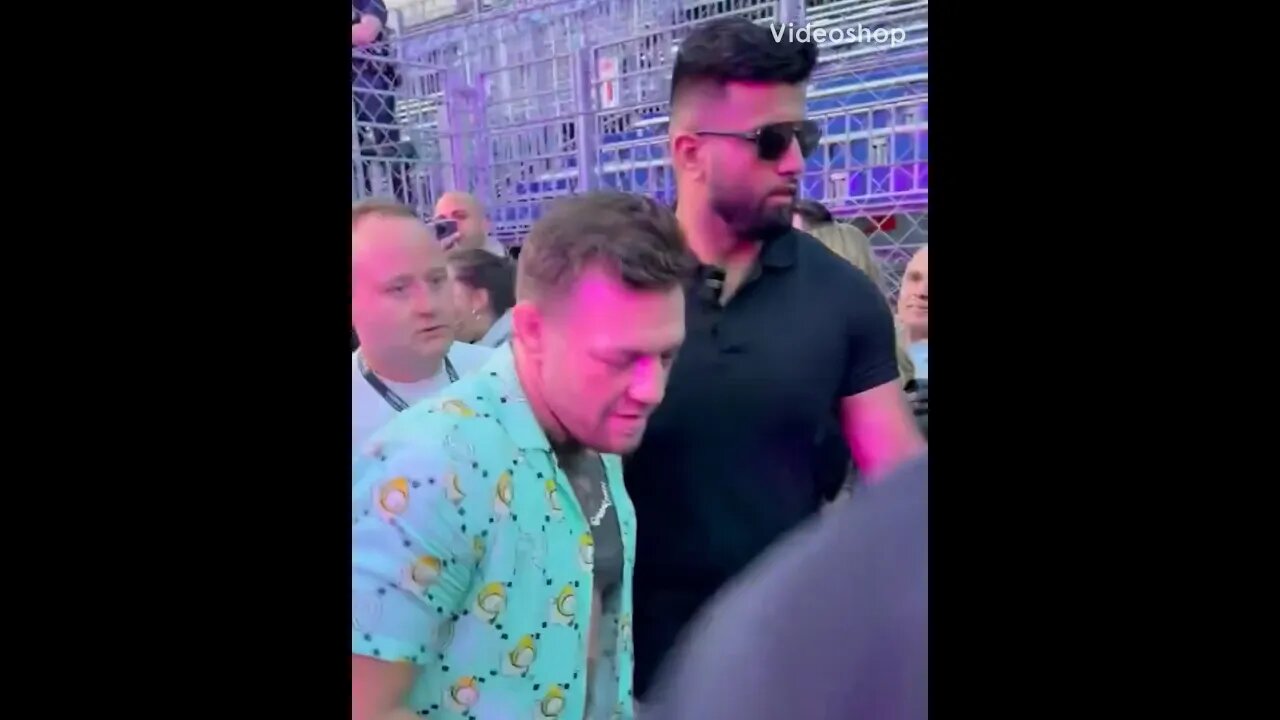 Conor Mcgregor dancing his way to the Monaco GP