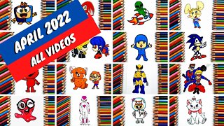 How to draw and paint - Compilation April 2022 - All Videos - Shorts and TikTok