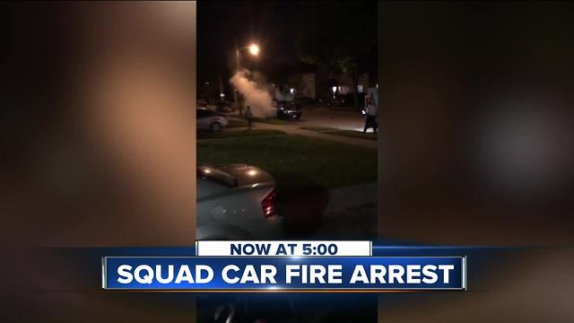 15-year-old girl arrested after attempting to start Milwaukee Police squad car on fire