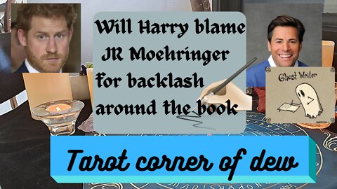 Will Harry blame his ghost writer for backlash because of the book? How will JR Moehringer react?