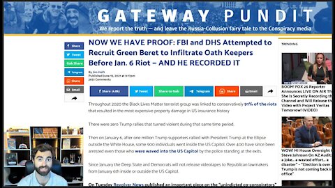 PROOF Of FBI & DHS Trying To Instigate Jan. 6 Riots, Recruit Military To Infiltrate Groups