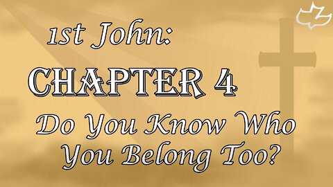 1 John Chapter 4 --- 2022 September 18th --- Pastor Wayne Cash