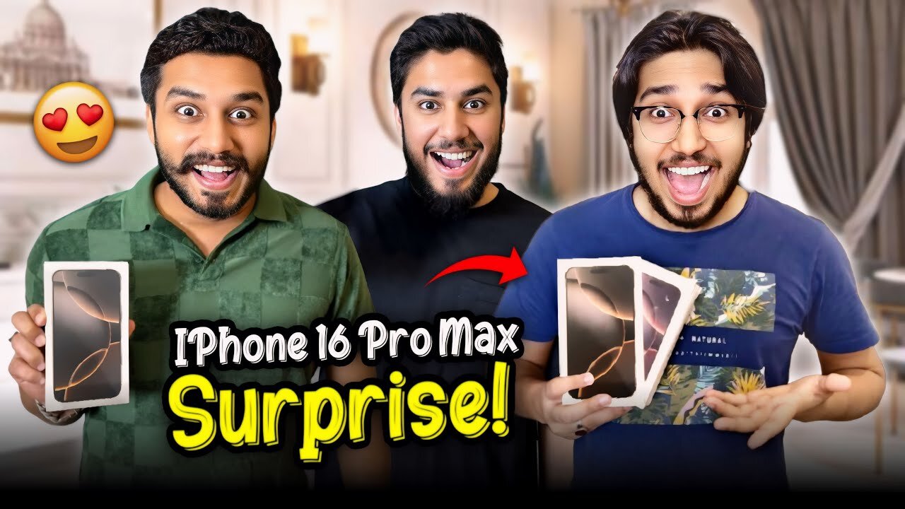 Surprising My Brother with an iPhone 16 Pro Max 😍 | Gone Wrong