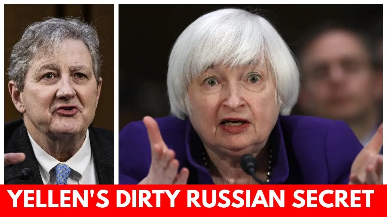 John Kennedy EXPOSES Treasury SecretaryJanet Yellen's Dirty Russian Secret!