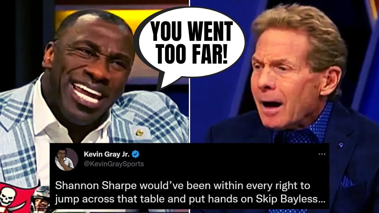 Skip Bayless Gets BLASTED After Taking Personal Shot At Shannon Sharpe On Undisputed