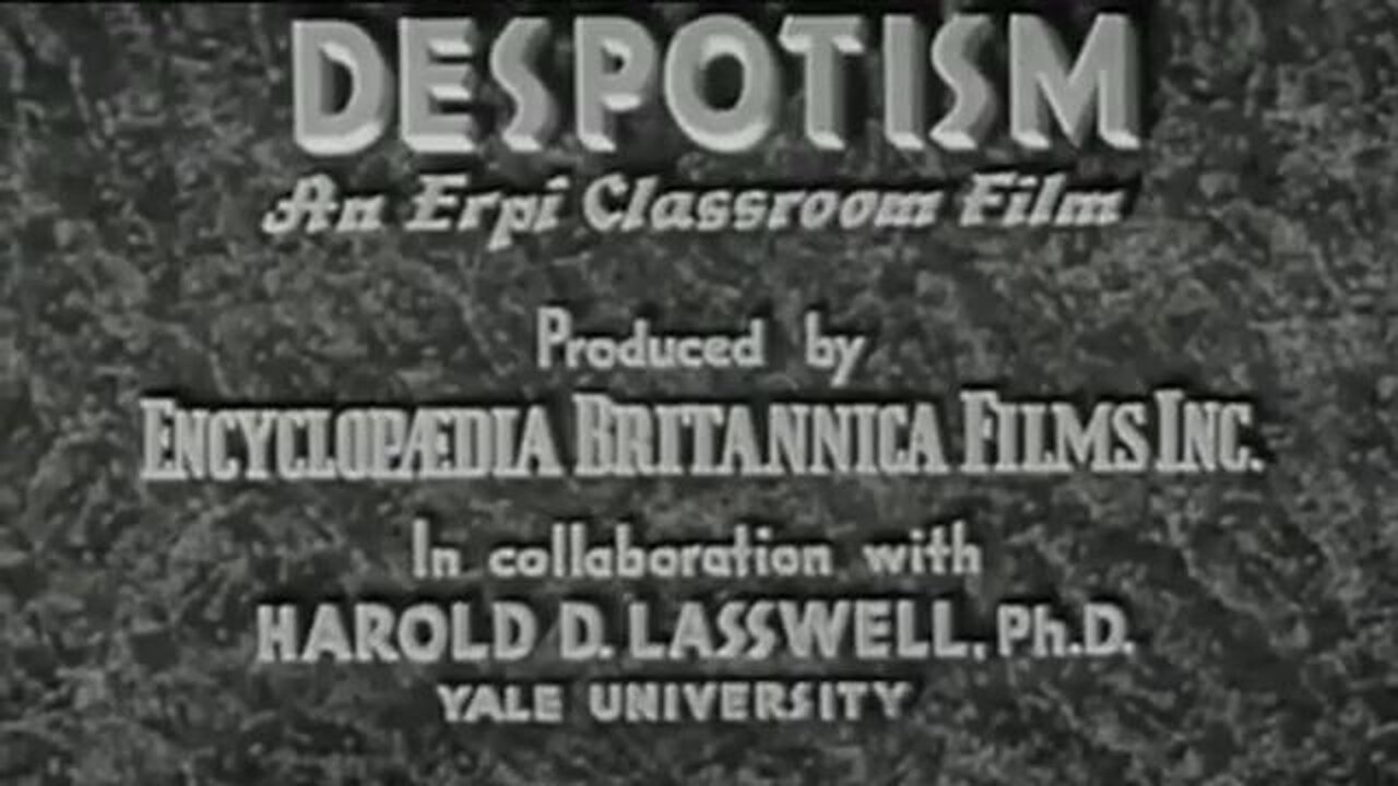 Despotism (Short Film 1946) how government censorship & control of media & information works