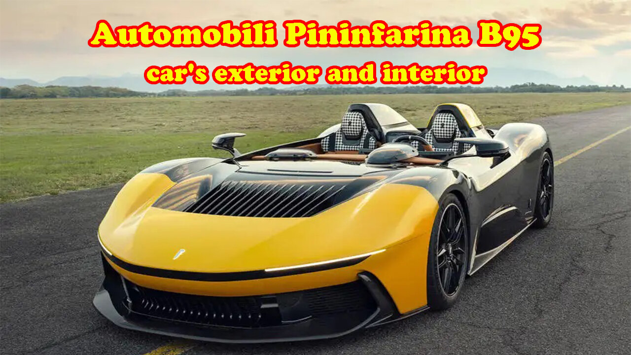 Automobili Pininfarina B95 car's exterior and interior