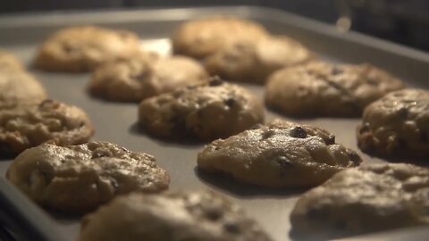 Beachfront B Roll Baking Cookies Free to Use HD Stock Video Footage